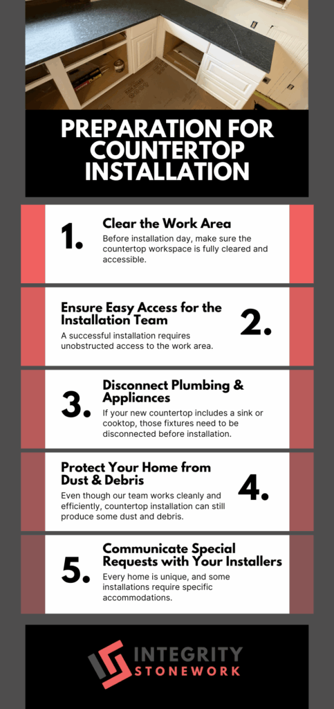 Clear the Work Area